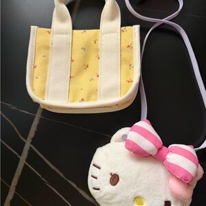 Cat & Jack Hello Kitty Plush Bag - Pink and White